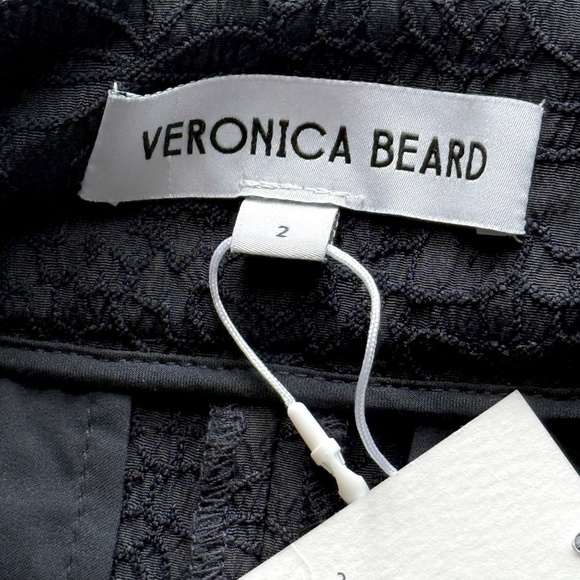 NWT Veronica Beard Dell Jacquard Pant Navy sz 2 - Picture 7 of 8